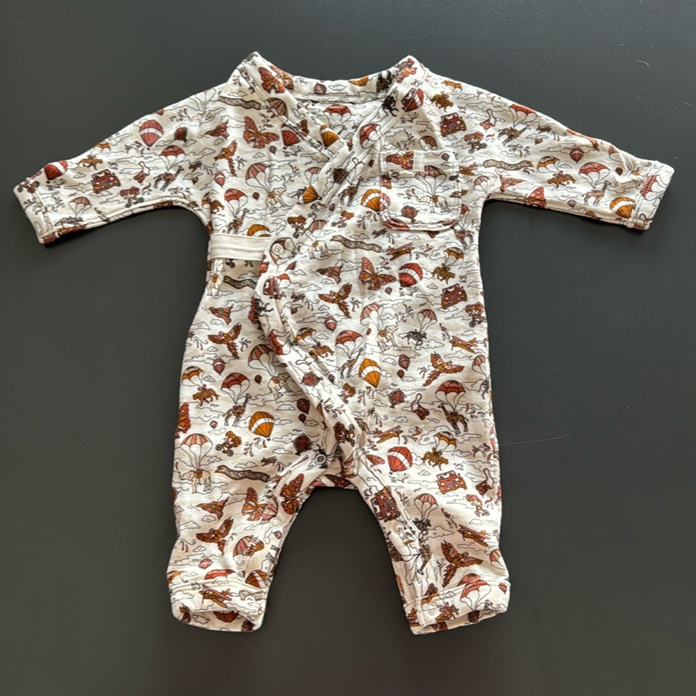 Banana republic essential supima wrap one-piece for baby